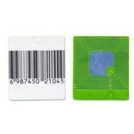 Etiquette RF 8,2 Mhz  - 30x40 mm "FAUX BARRECODE" - Désactivable
