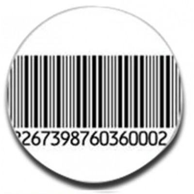 Etiquette RF 8,2 Mhz - 40 mm "RONDE FBC" - Désactivable