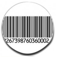 Etiquette RF 8,2 Mhz - 40 mm "RONDE FBC" - Désactivable
