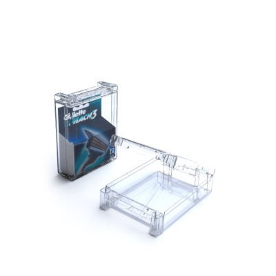 Boîtier Antivols pour 4/8  lames de rasoirs- modèle  T-CBLM